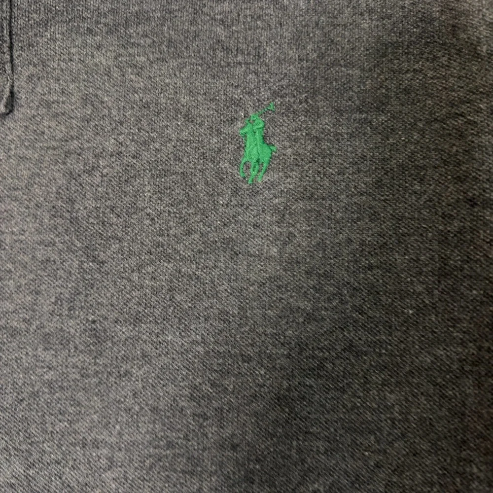 Polo by Ralph Lauren Men's Dark Gray Polo‎ Shirt Green Pony Logo Sz XXL EUC